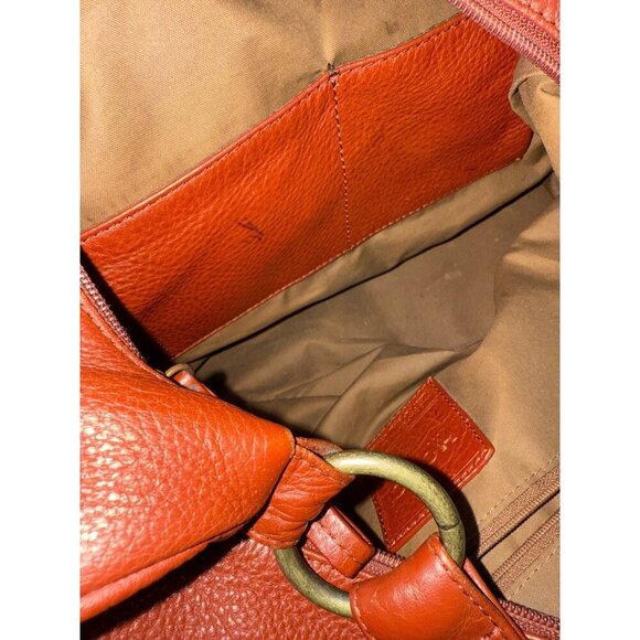 Hobo International Leather Shoulder Bag With Dual Front Pockets Adjustable Strap - Picture 10 of 11